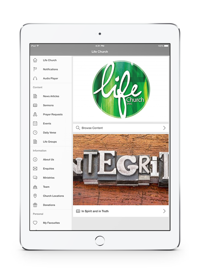 Testimonial from Life Church SA