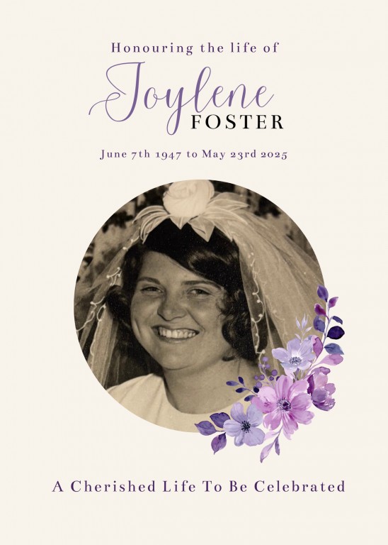 Funeral of Joy Foster